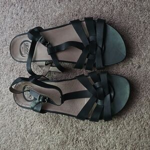 Abeo Irma wedge sandal black